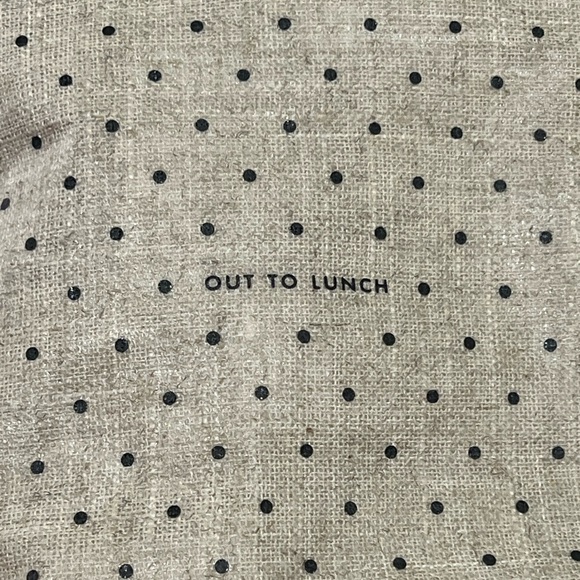 Kate Spade Polka Dot Lunch Bag with Gold Zipper - Picture 4 of 9